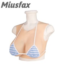 Realistic C-H Cup Silicone Breast Forms Breast Plate Fake Boobs For Crossdresser