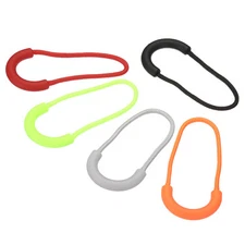 Zipper Pulls Replacement 20pcs Extension Cord Handle Plastic U-Shape 4 Colour