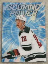 2025-26 Upper Deck Flair MATT BOLDY Scoring Power Spectrum 68/99 Minnesota Wild