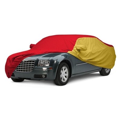 For Mercury Cougar 82 Car Cover WeatherShield HP Two-Tone Red Custom Car Cover w