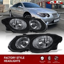 Black Oe Style Head Lights Driving Lamps Leftright For 1999-2004 Chrysler 300m Black Oe Style Head Lights Driving Lamps Leftright For 1999-2004 Chrysler 300m