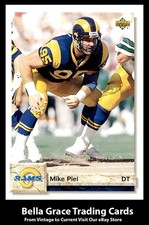 1992 Upper Deck Mike Piel #575 Los Angeles Rams NFL Football