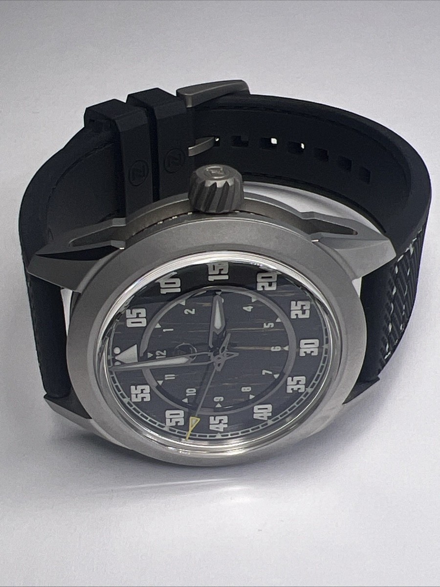 Zelos 39mm Sandblasted Polished Titanium Eagle 2 Ti Carbon