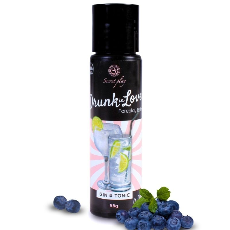 Lubrifiant Secretplay Gin & Tonic de 60 ml pour pimenter vos moments intimes