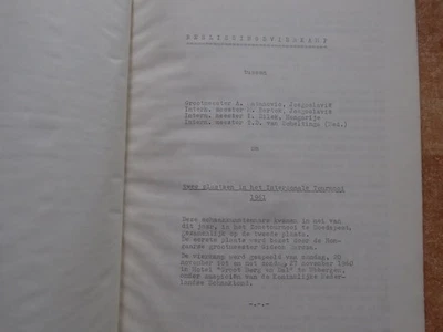 Bulletin Stichkampf in Zonenturnier 1961 Matanovic Bertok Bilek van Scheltinga - Bild 1 von 2