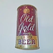 Old Gold Seven Star Instructional (OI) flat top beer can - 1939