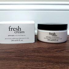 New Philosophy Fresh Cream Glazed Body Souffle Creme 8 oz