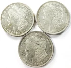 *1921 PHILADELPHIA MINT MORGAN DOLLAR LOT* *3 COINS* NR #P3052