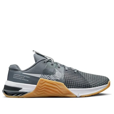 Nike Metcon 8 Smoke Gray Gum Mesh Mens Training Sneaker DO9328 002