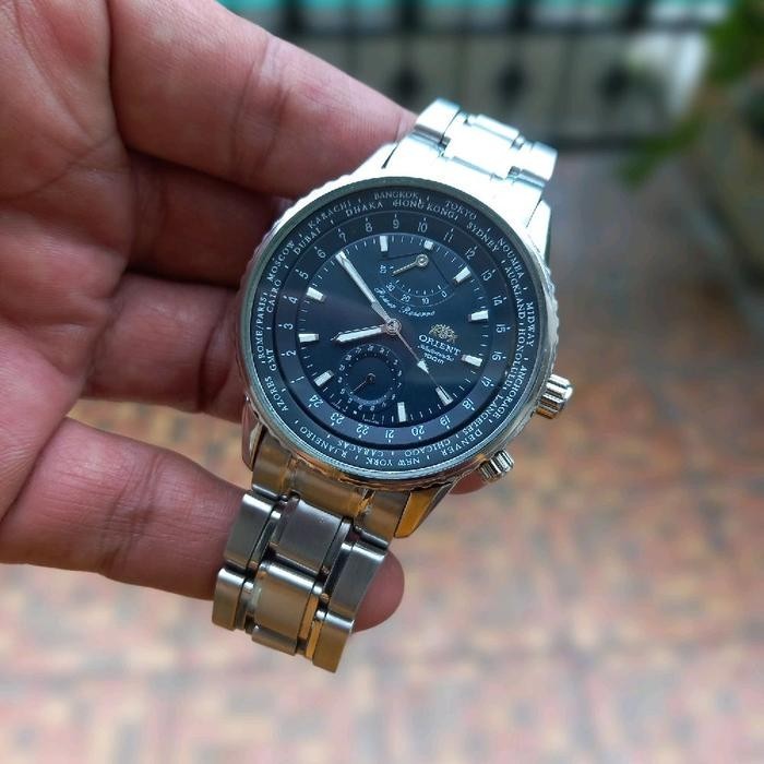 RARE Orient King Master GMT Worldtimer Automatic … - image 4