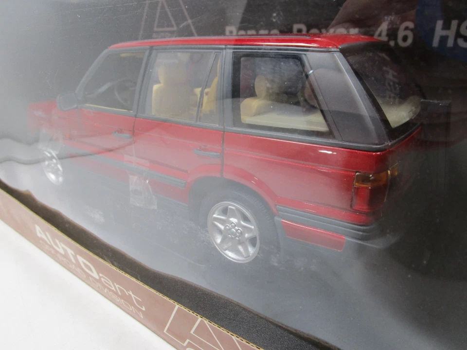 AUTOART 1/18 OFF-ROAD DIVISION RED RANGE ROVER 4.6 HSE USED MINT *DAMAGED BOX* - Image 4 of 4