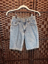 Vintage 1990  s Levi  s 550 Relaxed Fit Shorts Boys Size 10 Regular Light Wash VTG