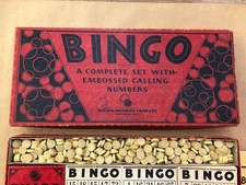 Bingo 1930 Year Vintage Manufacture Board & Traditional Games for