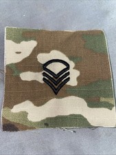 US Army OCP Rank 2x2 Sew On - E7 Sergeant First Class