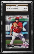 2017 Bowman Draft Scott Kingery #BD-114 SGC 100 PRISTINE 0c6