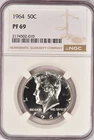 1964 Kennedy Half Dollar Proof NGC PF 69 PR69 Gem Silver Coin 50C