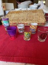 Verres à shot souvenir Cancun, Californie, Arizona, Londres, Floride et El Paso