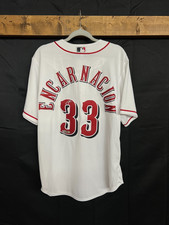 Christian Encarnacion-Strand Signed Reds Autographed White Nike Replica Jersey