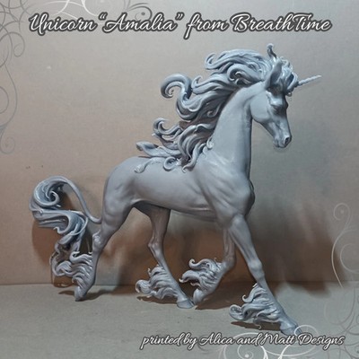 Magically beautiful running unicorn ''Amalia'' by BreathTime as model horse