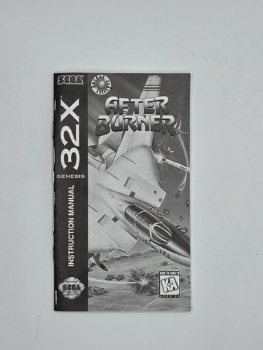 After Burner - Sega Genesis 32X (TESTED) 1995 CIB Manual Non OEM Box - Picture 4 of 9