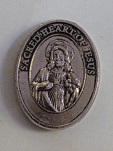 Taschenmedaille Unbeflecktes Herz Mariens Herz Jesu - Bild 3 von 3