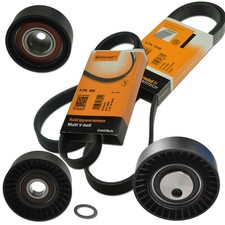 CONTI Keilrippenriemen 6PK1538 + Rollen XXL f. BMW 3er E46 5er E39 M54 hydr. >02