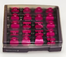 Remington H-9096 20 Red Ceramic Hot Rollers Hair Curlers With Clips Tested
