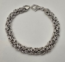 Herren Königskette Armband aus 925er Silber "ITALY"  20 cm - 11,8 Gramm