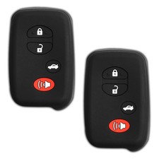 2 Key Fob Remote Skin Shell Case Cover Replacement For Toyota Hyq14aab