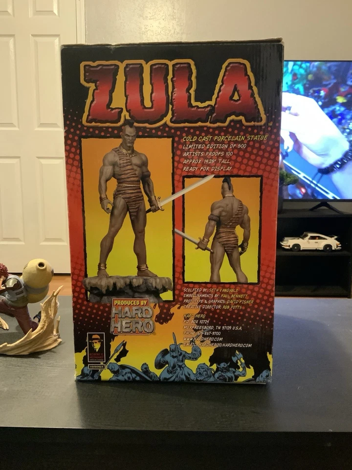 Raro 2008 Marvel Comics Hard Hero Zula Estatua Conan El Bárbaro Edición 86/500 Foto 4 de 4