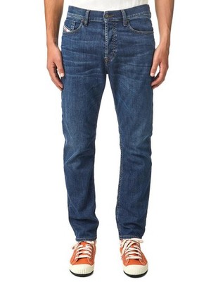DIESEL D-Fining 09B06 Herren Jeans W31/L34 Tapered Stretch Buttoned Washed Denim