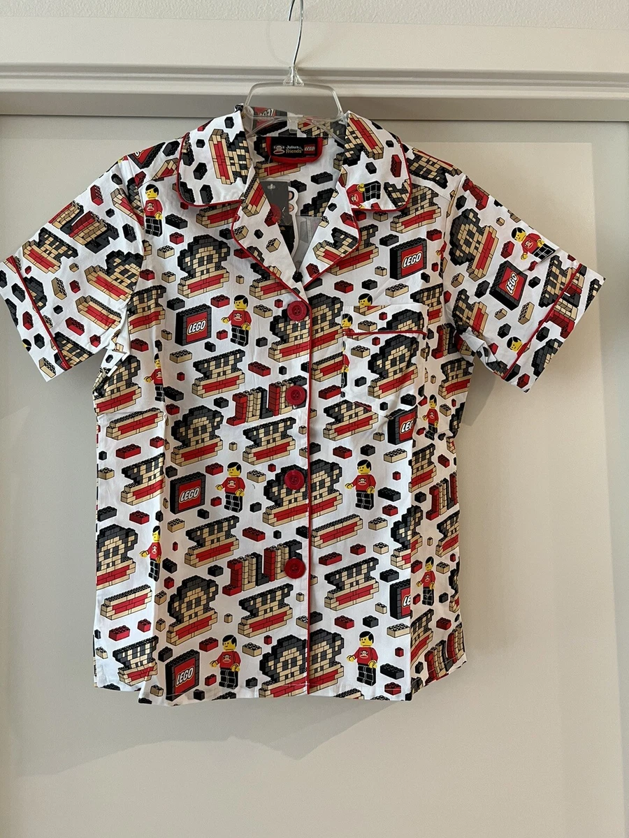 Julius Friends Pajama Set Size Medium Lego Paul Frank 100 Cotton NEW