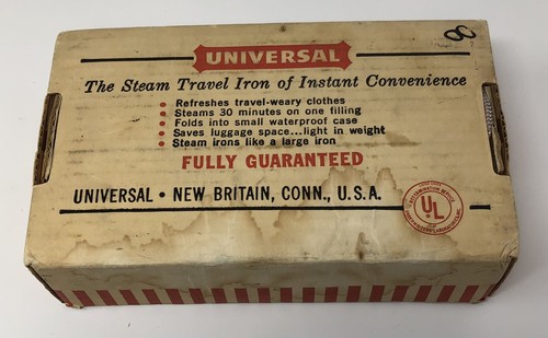 Vintage Universal Stewardess Folding Steam Travel Iron Model 1675 - Picture 3 of 3