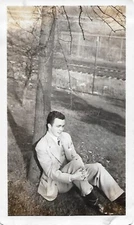 MEN FROM THEN 20th Century FOUND PHOTOGRAPH Black And White ORIGINAL 48 42 J