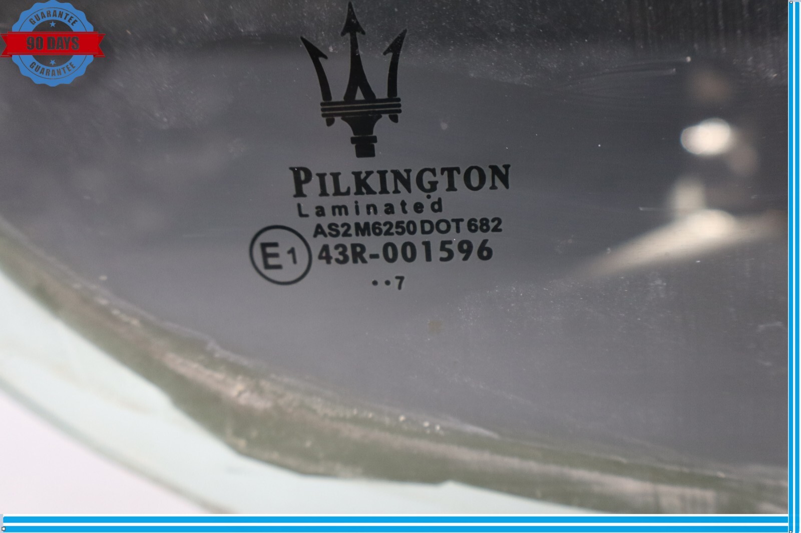 03-13 Maserati Quattroporte M139 Rear Right Passenger Side Window Glass Oem