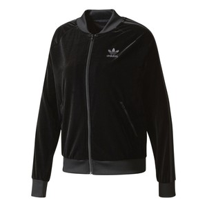 adidas velvet jacket black