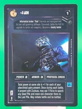 SWCCG DARK SIDE 4-LOM REFLECTIONS II FOIL CARD BLACK BORDER