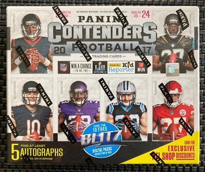2017 Panini Contenders Football Hobby Box - USPS Signature Priority