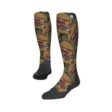Stance Kids Snow Burger Run OTC Socks Large Shoe Size 3-5.5 Ski Snowboarding