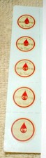 Pactra Slot Car Decals 5 Finished by Pactra The Finest 1960s Original NOS