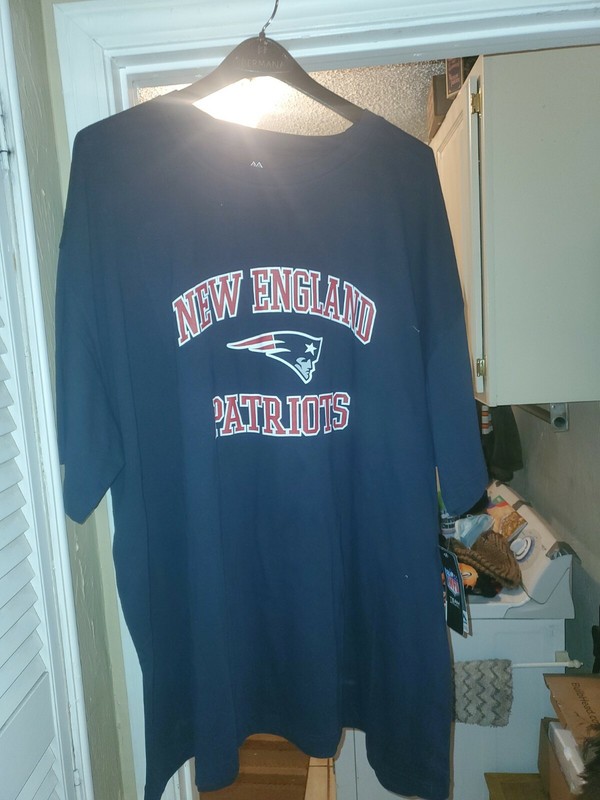 Majestic Men's New England Patriots T shirt 2XL Blue NWT