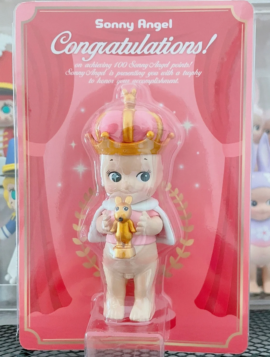 Authentic Sonny Angel Pink Crown with Robby mini figure Authentic Sonny Angel Pink Crown with Robby mini figure