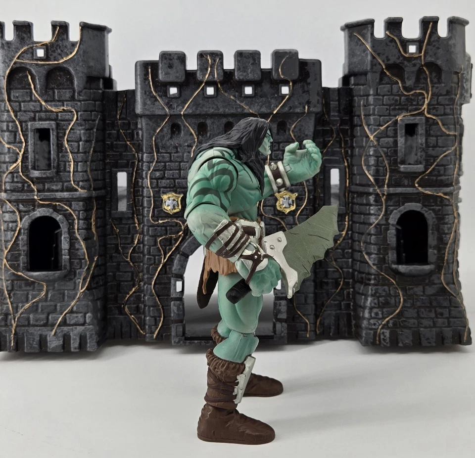 Figura de acción Marvel Legends Skaar Son Of Hulk 7" Fin Fang Foom BAF Wave Foto 3 de 4