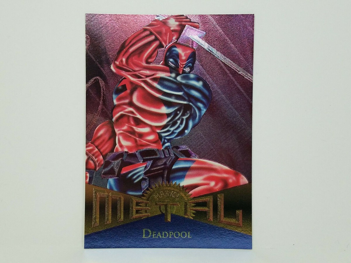1995 Fleer Marvel Metal #92 Deadpool - Premier Edition, Very Cool