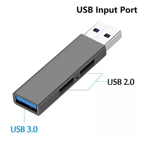 3 In 1 Expansion Dock Hub USB 3.0/Type-C 3.0 To 3 USB Multi Port HUB OTG Adapter - Afbeelding 14 van 18