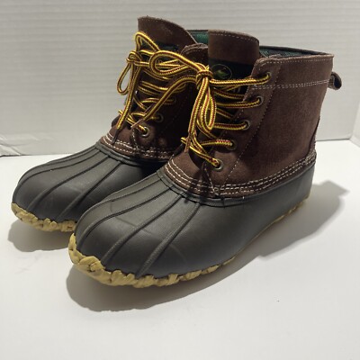 Red Head Brown Leather Rubber Thinsulate 200 Gram Lace Duck