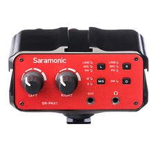 Saramonic SR-PAX1 Two-Channel Audio Mixer  Preamp  Microphone Adapter