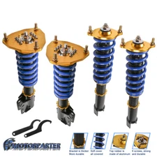 Front & Rear Coilover Shock Struts For 2003-06 Mitsubishi Lancer Evolution Sedan