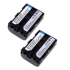 2pk Replacement Battery for Sony NP-FM50 FM30 HDR-HC1 HDR-SR1 HDR-UX1 DSR-PDX10