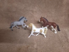 Schleich Horse Lot - Clydesdale #13809, Paint #13884, Sorraia Mustang #13915